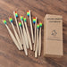 New design mixed color bamboo toothbrush Eco Friendly wooden Tooth Brush Soft bristle Tip Charcoal adults oral care toothbrush - Great Stuff OnlineGreat Stuff Online 10 Piece Rainbows