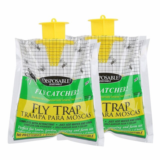 bee trap Upgraded Disposable Fly Trap 1/2/3/4/5 PC - Great Stuff OnlineGreat Stuff Online 2PCS