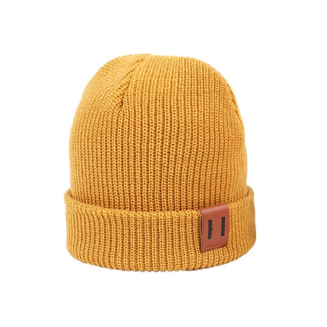 9 Colors S/L Baby Hat for Boy Warm Baby Winter Hat for Kids Beanie Knit Children Hats for Girls Boys Baby Cap Newborn Hat 1PC - Great Stuff OnlineGreat Stuff Online Yellow / S