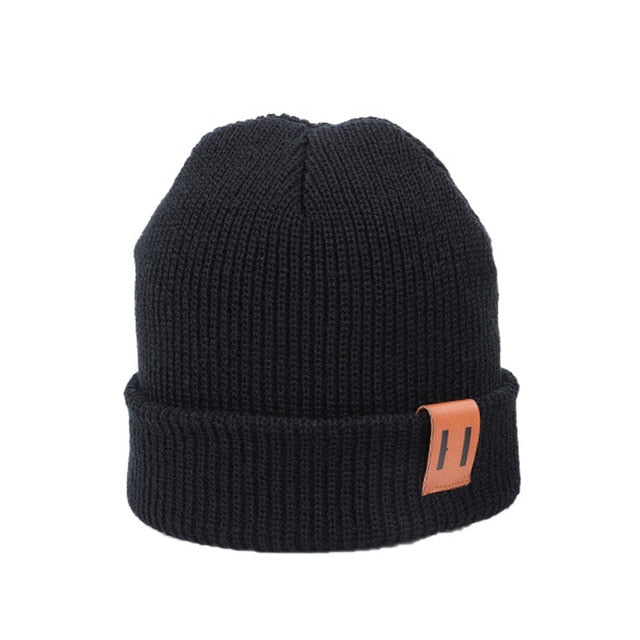 9 Colors S/L Baby Hat for Boy Warm Baby Winter Hat for Kids Beanie Knit Children Hats for Girls Boys Baby Cap Newborn Hat 1PC - Great Stuff OnlineGreat Stuff Online Black / S