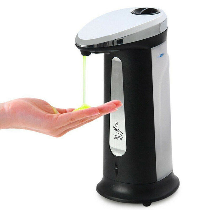 Automatic Soap Dispenser Sensor Automatic Touch-Free Liquid Dispenser ABS Electroplated Sanitize Dispenser for Kitchen Bathroom - Great Stuff OnlineGreat Stuff Online