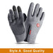Waterproof Winter Warm Gloves Snow Ski Touch Screen Gloves - Great Stuff OnlineGreat Stuff Online A Grey / XL