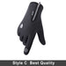 Waterproof Winter Warm Gloves Snow Ski Touch Screen Gloves - Great Stuff OnlineGreat Stuff Online C Black / L