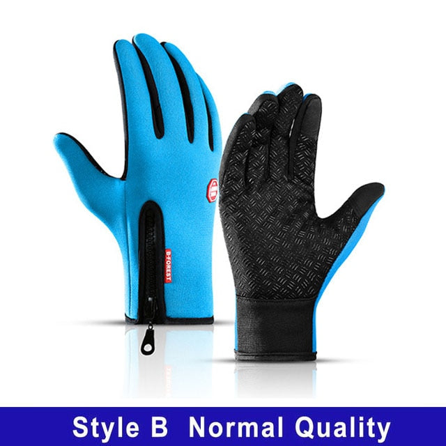 Waterproof Winter Warm Gloves Snow Ski Touch Screen Gloves - Great Stuff OnlineGreat Stuff Online B Blue / M