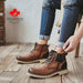 Mens Lace-up Leather Casual Boots Comfy Durable - Great Stuff OnlineGreat Stuff Online