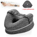 Orthopedic Memory Foam Leg Positioner Pillow Knee Support Cushion - Great Stuff OnlineGreat Stuff Online Gray + Extra Case