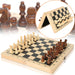 Large Chess Wooden Set Folding Chessboard Magnetic Pieces Wood Board Birthday and Holiday Gifts - Great Stuff OnlineGreat Stuff Online