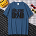 The Walking Dad T Shirt - Great Stuff OnlineGreat Stuff Online Haze Blue 2 / XL
