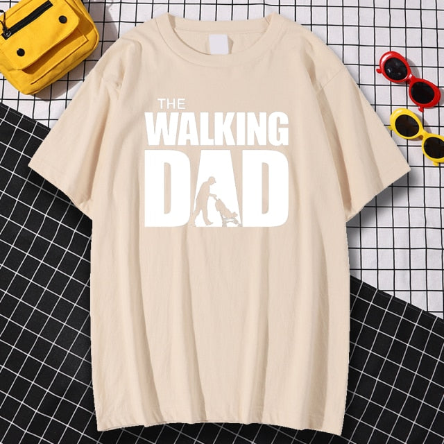The Walking Dad T Shirt - Great Stuff OnlineGreat Stuff Online Khaki / XXXL