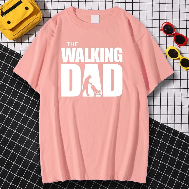 The Walking Dad T Shirt - Great Stuff OnlineGreat Stuff Online Pink / XXXL