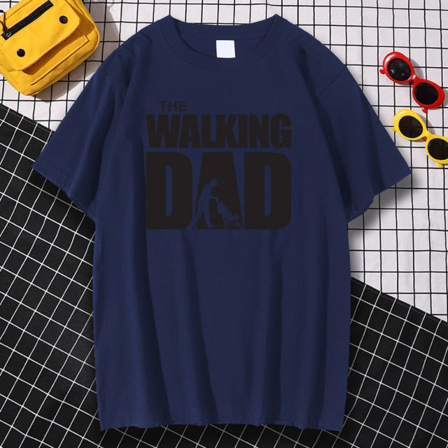 The Walking Dad T Shirt - Great Stuff OnlineGreat Stuff Online Dark Blue 2 / M
