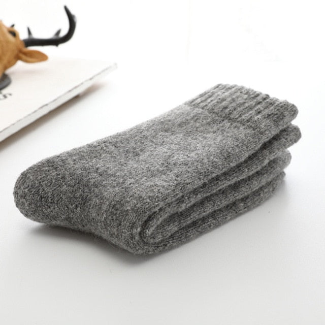 Unisex Warm Winter Merino Wool Socks - Great Stuff OnlineGreat Stuff Online G02 light gray