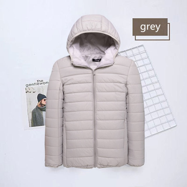 Women's Portable Ultralight Thin Duck Down Jacket - Great Stuff OnlineGreat Stuff Online grey / XL