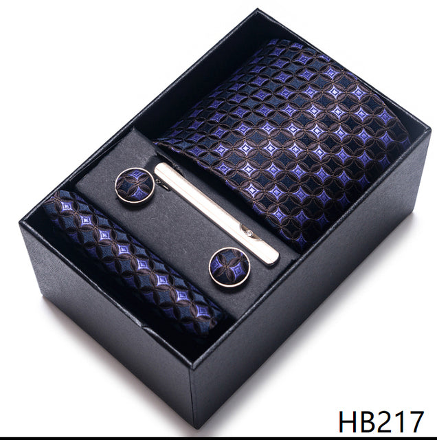 The Ultimate Luxury -- Tie, Handkerchief and Cufflink Set in a Box - Great Stuff OnlineGreat Stuff Online HB217