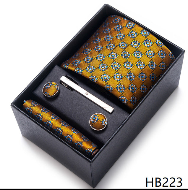The Ultimate Luxury -- Tie, Handkerchief and Cufflink Set in a Box - Great Stuff OnlineGreat Stuff Online
