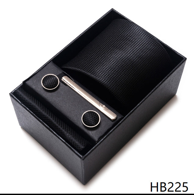 The Ultimate Luxury -- Tie, Handkerchief and Cufflink Set in a Box - Great Stuff OnlineGreat Stuff Online HB225