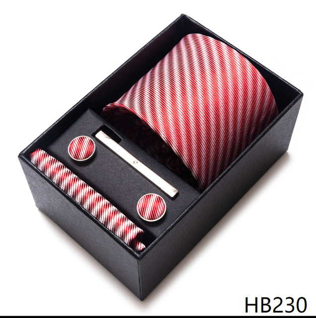 The Ultimate Luxury -- Tie, Handkerchief and Cufflink Set in a Box - Great Stuff OnlineGreat Stuff Online HB230