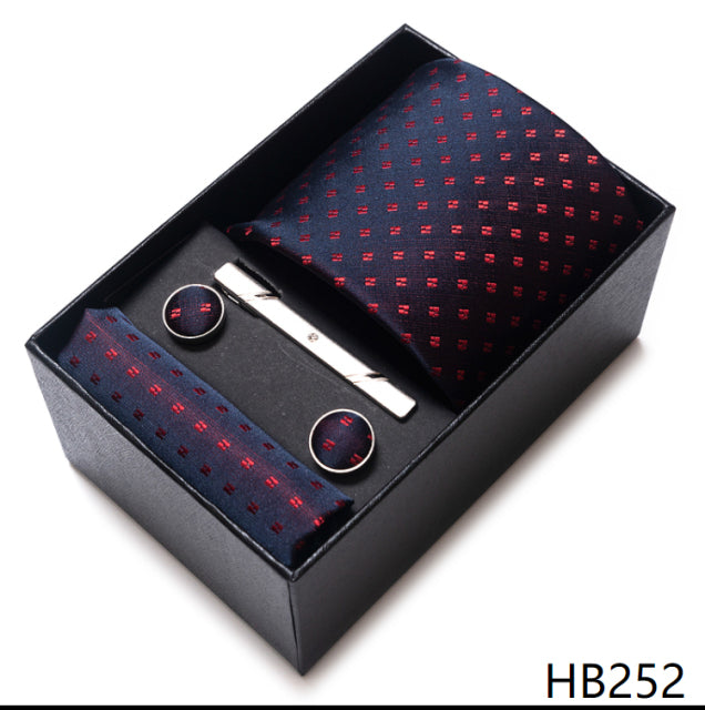 The Ultimate Luxury -- Tie, Handkerchief and Cufflink Set in a Box - Great Stuff OnlineGreat Stuff Online