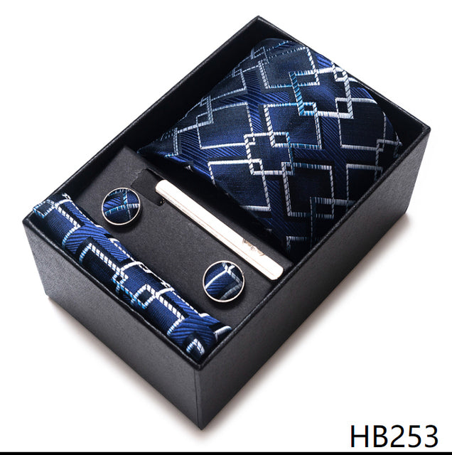 The Ultimate Luxury -- Tie, Handkerchief and Cufflink Set in a Box - Great Stuff OnlineGreat Stuff Online HB253
