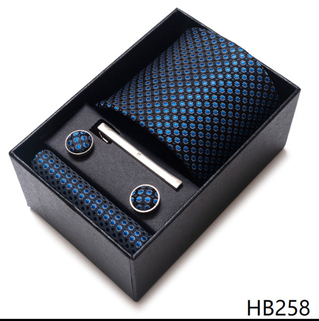 The Ultimate Luxury -- Tie, Handkerchief and Cufflink Set in a Box - Great Stuff OnlineGreat Stuff Online HB258