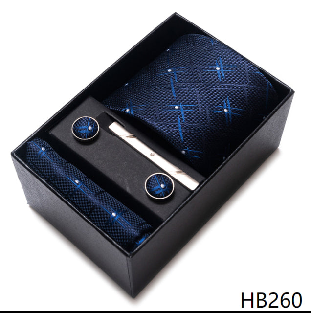 The Ultimate Luxury -- Tie, Handkerchief and Cufflink Set in a Box - Great Stuff OnlineGreat Stuff Online HB260