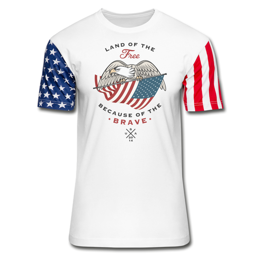 Adult Stars & Stripes T-Shirt | LAT Code Five™ 3976 Stars & Stripes Memorial Day T-Shirt - Great Stuff OnlineSPOD S