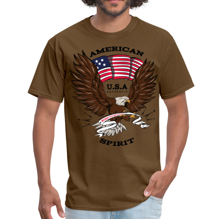 Unisex Classic T-Shirt | Fruit of the Loom 3930 American Spirit Unisex Classic T-Shirt - Great Stuff OnlineSPOD brown / S