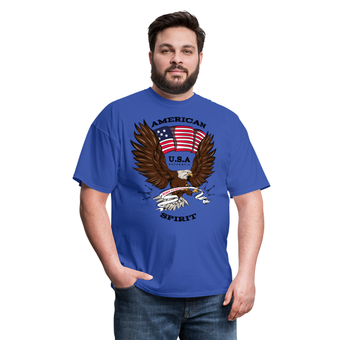 Unisex Classic T-Shirt | Fruit of the Loom 3930 American Spirit Unisex Classic T-Shirt - Great Stuff OnlineSPOD royal blue / S
