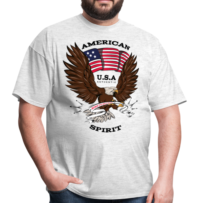 Unisex Classic T-Shirt | Fruit of the Loom 3930 American Spirit Unisex Classic T-Shirt - Great Stuff OnlineSPOD light heather gray / S