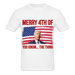 Ultra Cotton Adult T-Shirt | Gildan G2000 MERRY 4TH OF YOU KNOW.. THE THING UNISEX T-SHIRT - Great Stuff OnlineSPOD white / S