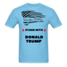 Unisex Classic T-Shirt | Fruit of the Loom 3930 We The People Stand With Trump Unisex Classic T-Shirt - Great Stuff OnlineSPOD aquatic blue / S
