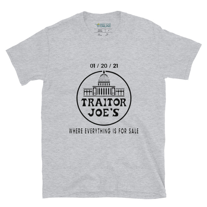Traitor Joe's Unisex T-Shirt - Great Stuff OnlineGreat Stuff Online Sport Grey / S
