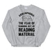 Funny Reading Unisex Sweatshirt - Great Stuff OnlineGreat Stuff Online Sport Grey / S